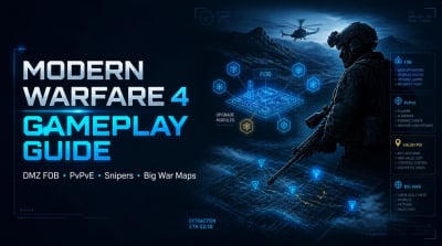 Modern Warfare 4 Gameplay: DMZ FOB, PvPvE, Snipers, Big War Maps, and Progression