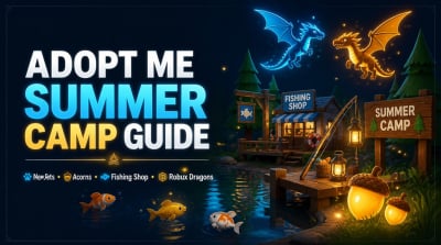 Adopt Me Summer Camp Week 1 Guide: New Pets, Acorns, Fishing Shop, Solaris Dragon & Aestus Dragon