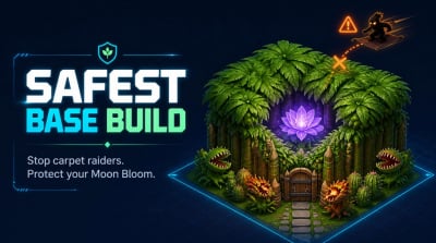 Grow a Garden 2 Safest Base Guide: Best Anti-Carpet Fortress Build for Moon Bloom Protection