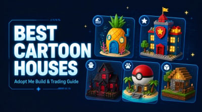 Adopt Me Best Cartoon Houses: SpongeBob, LEGO Batman, Stranger Things, Pokémon & Minecraft Build Guide