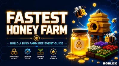 Fastest Honey Farm in Build a Ring Farm Honey: Bee Event Progression Guide