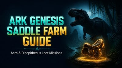 ARK Survival Ascended Genesis: Best Acro & Dinopithecus Saddle Farm (Beta Guide + Loot Data)