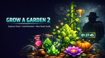 Grow a Garden 2 Update Guide: Explorer Event, Guild Brackets, New Seeds, Brier Rose, Romanesco and Beanstalk
