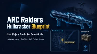 ARC Raiders Hullcracker Blueprints: Fastest Way to Complete The Major's Footlocker