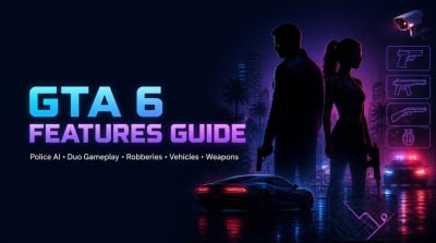 GTA 6 New Features Guide: Police AI, Duo Gameplay, Robberies, Vehicles, Weapons, and Open World Systems