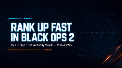 Black Ops 2 Leveling Fast Guides: Best Modes, Weapons, Scorestreaks, and Hidden XP Sources