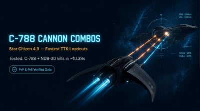 Star Citizen 4.9 Best C-788 Cannon Combos: Fastest TTK Loadouts