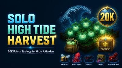 Grow A Garden Solo High Tide Harvest Event: 20K Points Guide