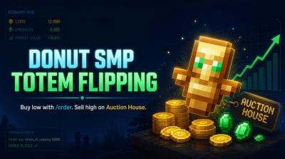 Donut SMP Totem Flipping Guide: Make Millions with /order and Auction House