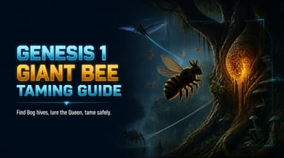 ARK: Survival Ascended Giant Queen Bees: Find and Tame in Genesis 1 