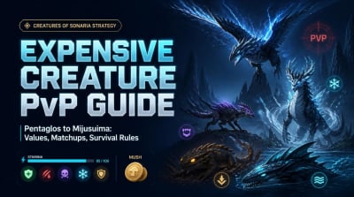 Creatures of Sonaria Creature PvP Guide: Pentaglos to Mijusuima Evolution Route