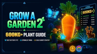 Grow a Garden 2 Big Plant Guide: Best Butterfly Pet, Sprinkler, Watering Can, and Guild Strategy