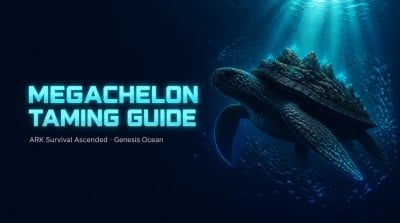 ARK Survival Ascended Megachelon: Genesis Ocean Taming Guides