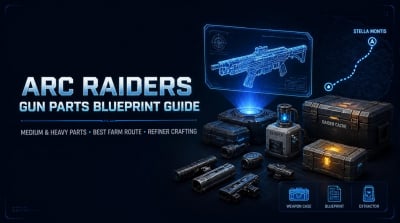 ARC Raiders Medium & Heavy Gun Parts Blueprint Guide: Best Farm Route, Locations, and Refiner Crafting
