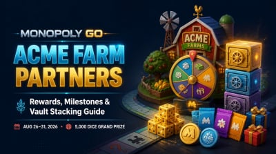 Monopoly GO Acme Farm Partners Rewards, Milestones, Vault Stacking, and Golden Blitz