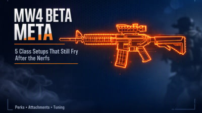 MW4 Beta Meta Weapons Class Setups: Attachments, Perks, and Tuning included