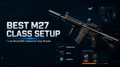 Black Ops 2 Best M27 Class Setup : Low-Recoil Loadout for Easy Streaks