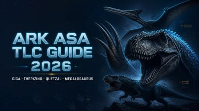 ARK Survival Ascended Creature TLC Guide: Giga, Therizinosaurus, Quetzal, Megalosaurus