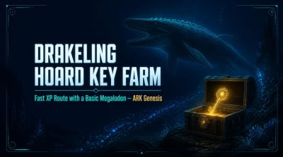 ARK Survival Ascended Genesis Secret Drakeling Hoard Key Farm: Fastest XP Route