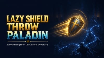 Spiritvale Lazy Shield Throw Paladin: Farming Build Guide