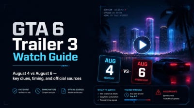 GTA 6 Trailer 3 Release Date: August 4 or August 6, 2026? Key Clues, Times, and What to Watch