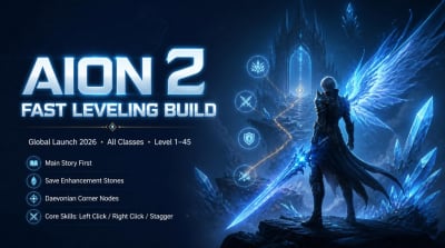 Aion 2 Best Leveling Build for All Classes: Fast 1–45 Global Launch Guide