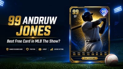 MLB The Show 26 Best Free Card 99 Andruw Jones Ranked Seasons Guide
