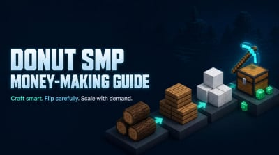 Best Donut SMP Money-Making Methods: Complete Beginner to $100M Guides