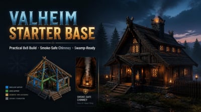 Valheim Starter House Guide: Practical Build for Early Game to Swamp