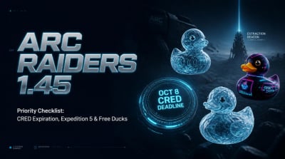 ARC Raiders Path 1.45 Update Guide: Free Ducks, CRED Expiration & Expedition 5