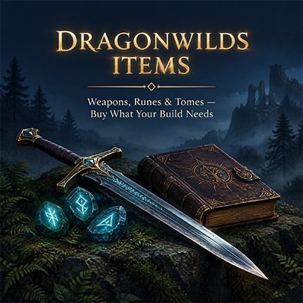 Buy RuneScape: Dragonwilds Items: Safely Weapons, Runes & Tomes