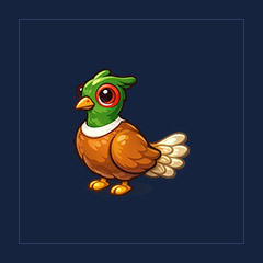 Brown-Chested Pheasant