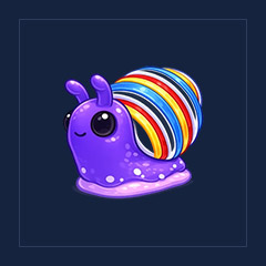 Candy Cane Snail