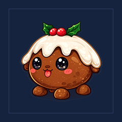 Christmas Pudding Pup