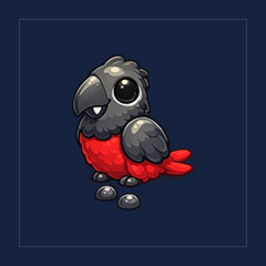 Dracula Parrot