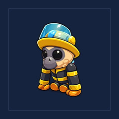 Firefighter Gibbon