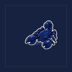 Halloween Blue Scorpion