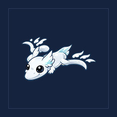 Halloween White Ghost Dragon