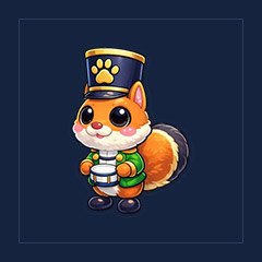 Nutcracker Squirrel