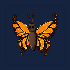 Orange Butterfly