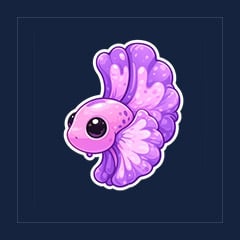 Pink Betta Fish
