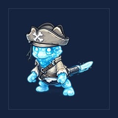 Pirate Ghost Capuchin Monkey