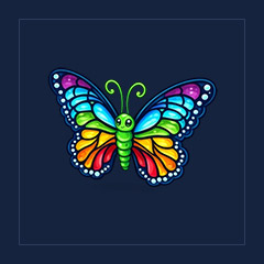 Prismatic Butterfly