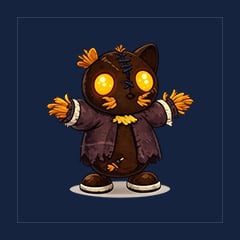 Scarecrow Cat