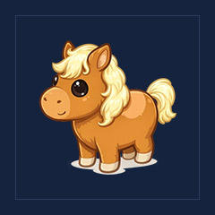 Shetland Pony Light Brown