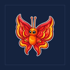 Vermilion Butterfly