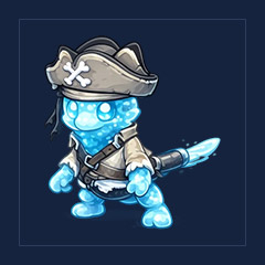 Pirate Ghost Capuchin Monkey