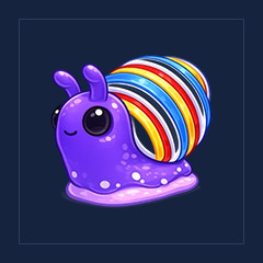 Candy Cane Snail