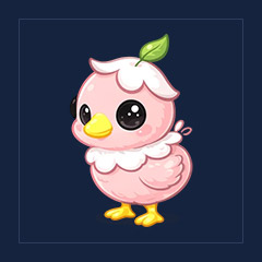 Flower Power Duckling