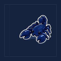 Halloween Blue Scorpion